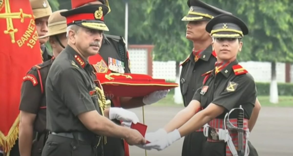 258officercadets39womenofficercadetscommissionedintovariousarmsandservicesofindianarmy