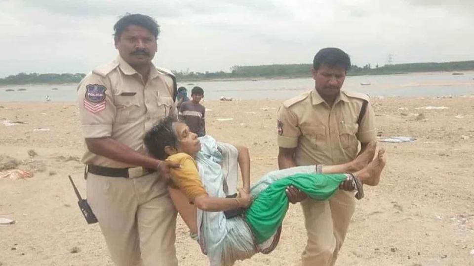 Blue Colts rescue elderly woman who attempted suicide in Godavari