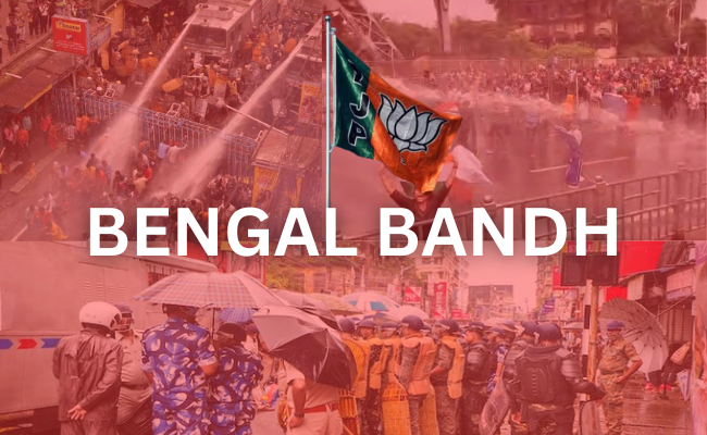 bjpcallsfor12hoursstrikeinwestbengal