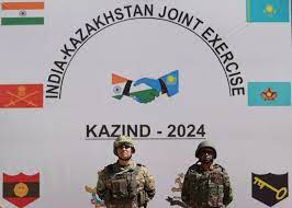 Eighth edition of India-Kazakhstan Joint Military Exercise KAZIND-2024 commences in Uttarakhand