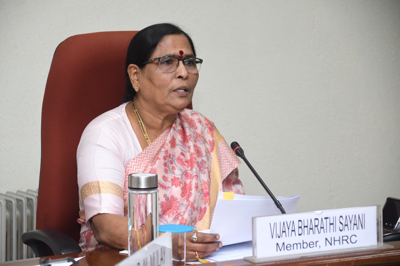 NHRC remains committed to promoting human rights both within India and across the globe: Vijaya Bharathi Sayani