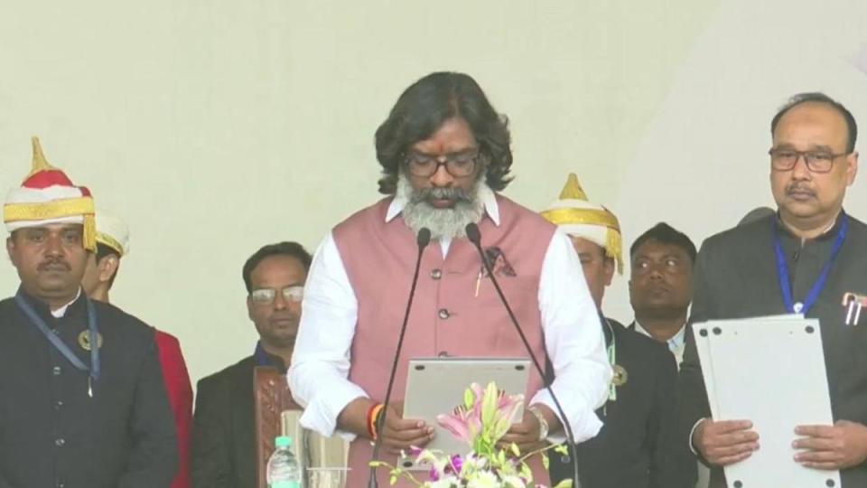 Hemant Soren sworn-in as Jharkhand CM for fourth time