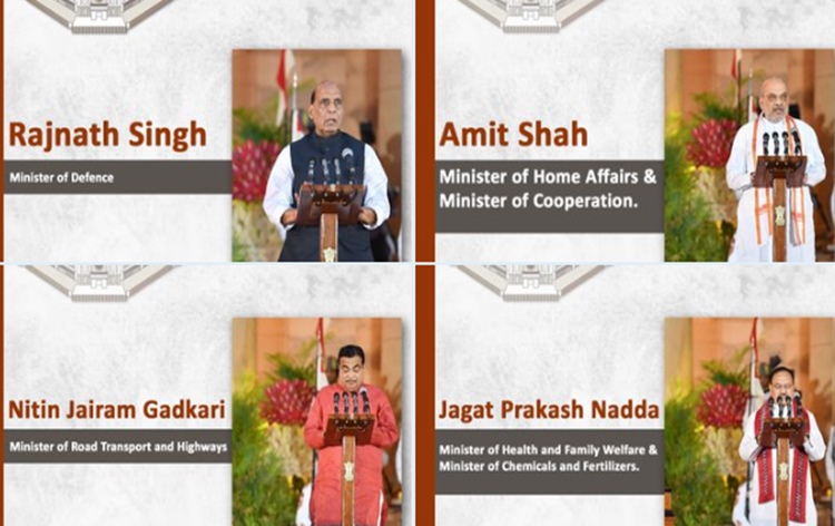 Portfolios Announced For New Union Council Of Ministers