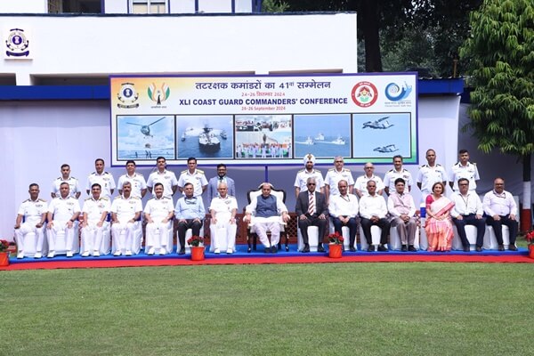 Rajnath Singh inaugurates 41st Indian Coast Guard Commanders