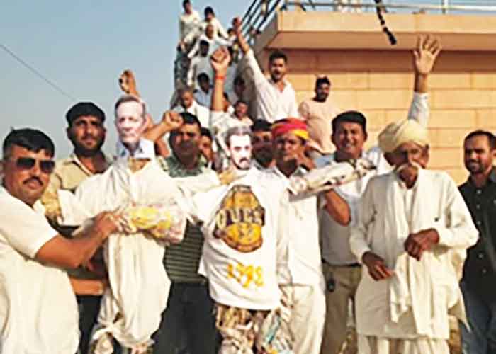 Bishnoi community burns effigies of Salman Khan, Salim Khan