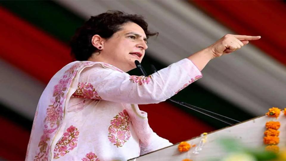 Priyanka Gandhi flags ‘fertilizer shortage’