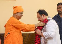 West Bengal: JP Nadda visits Belur Math