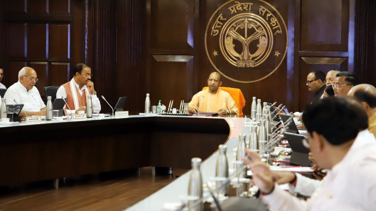 UP cabinet meeting held at Prayagraj to discuss progress of the state