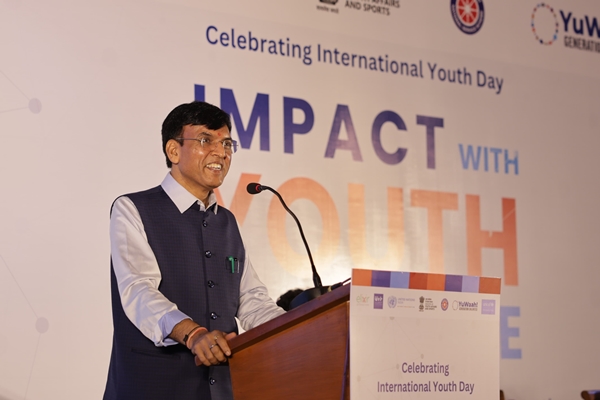 mansukhmandaviyahighlightsyouth’scrucialroleinachievingdevelopedindiaby2047atimpactwithyouthconclave2024