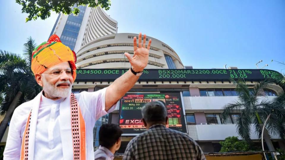 Sensex hits all-time high after announcement of Modi taking oath as PM