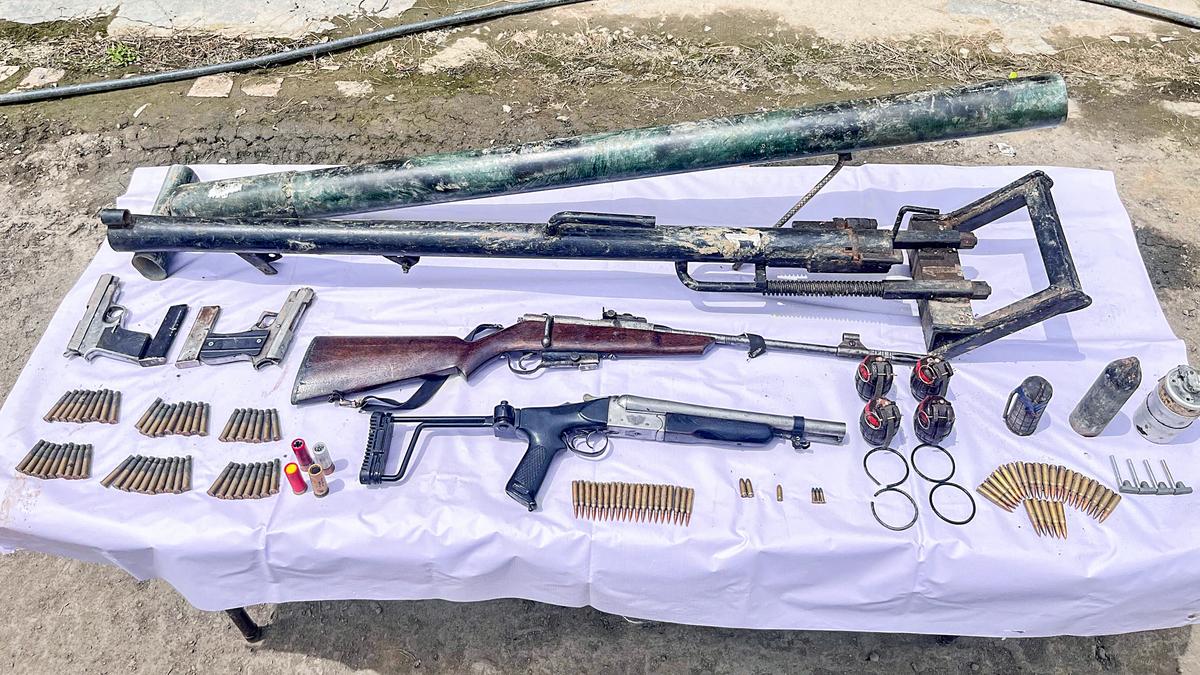 Arms and ammunition seize in Manipur