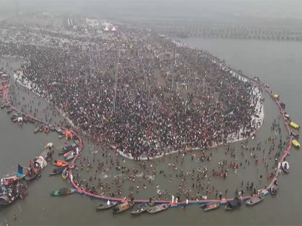 Makar Sankranti Amrit Snan underway at Mahakumbh in Prayagraj