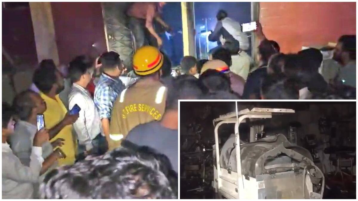  10 newborns die after fire breaks out in Maharani Laxmi Bai Medical College at Jhansi, UP