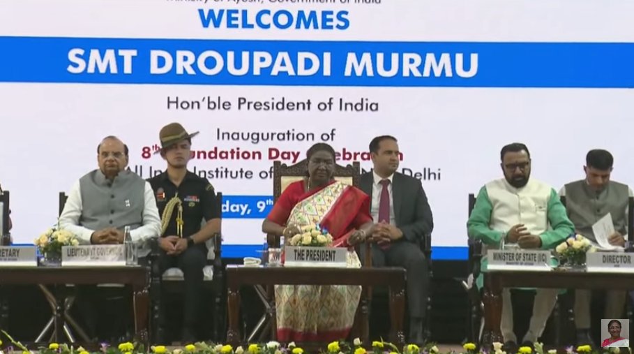 President Murmu says Ayurveda has always been an integral part of people’s lives