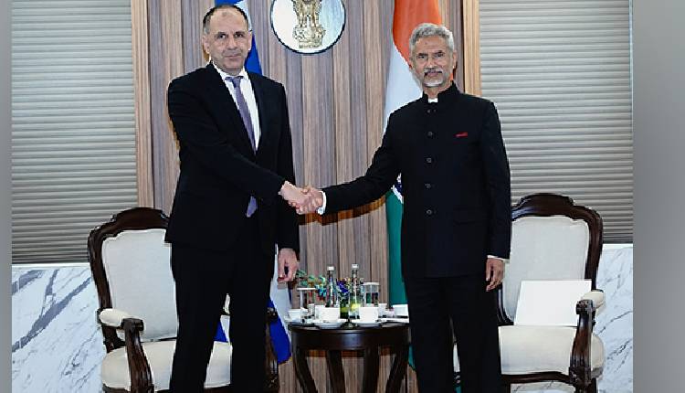 EAM Jaishankar & Greece Foreign Affairs Minister Hold Bilateral Talks in New Delhi