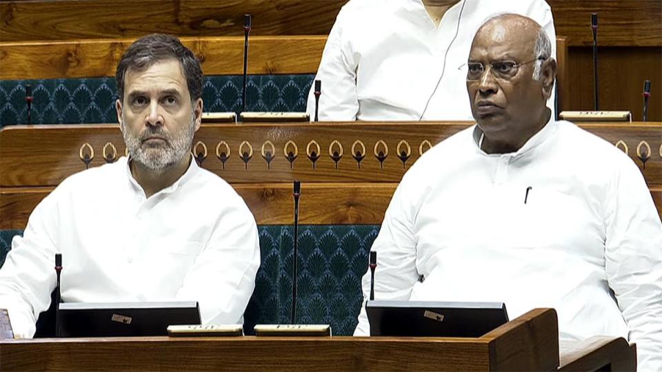 Rahul Gandhi, Kharge criticise budget and call it 