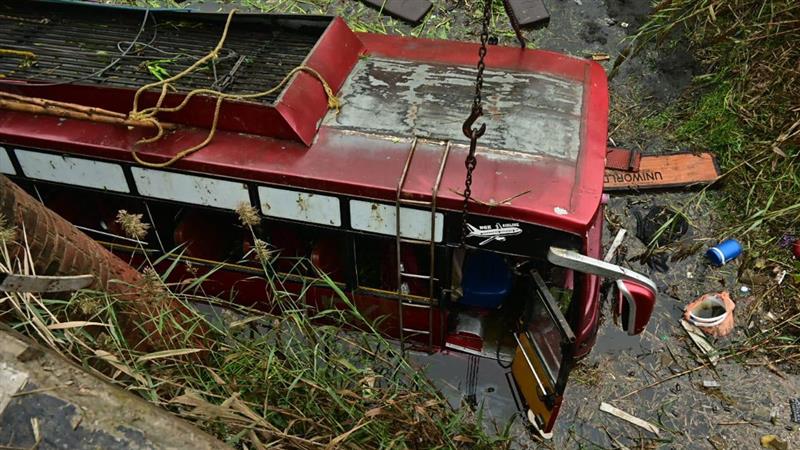 8 killed, 26 injured as bus falls into toxic drain in Bathinda, Punjab