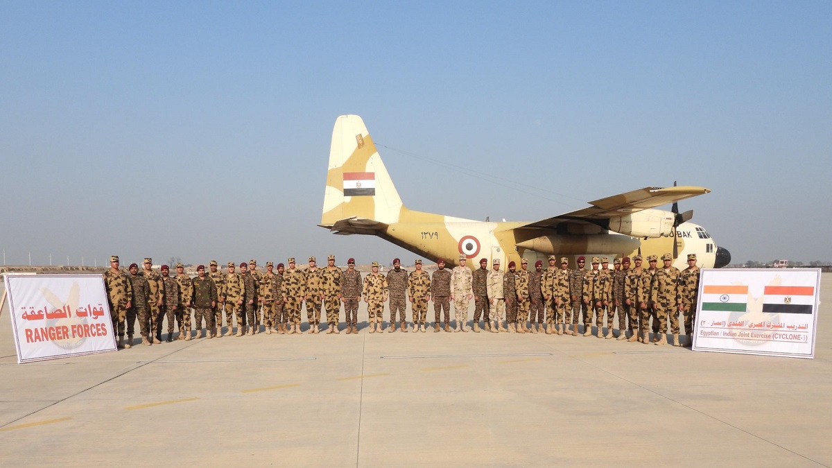 India-Egypt Joint Military Exercise ‘Cyclone’ held in Rajasthan