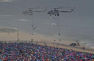 Five dead, several hospitalised after chaos at IAF air show in Chennai