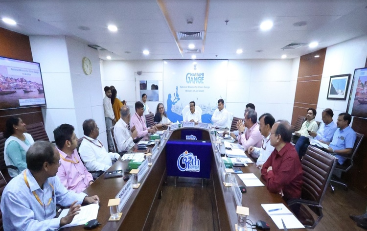 Jal Shakti Minister C.R. Paatil Reviews Progress Of Namami Gange Mission Projects In New Delhi
