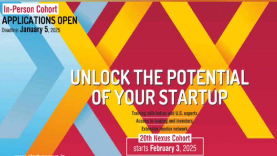 US embassy in New Delhi invites applications for Nexus startup programme