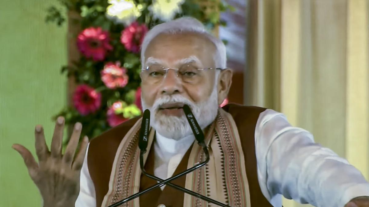 PM Modi accuses opposition parties of stalling country’s pace of progress