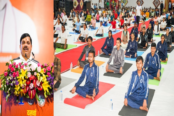 Madhya Pradesh Marks International Yoga Day With State-Level Event