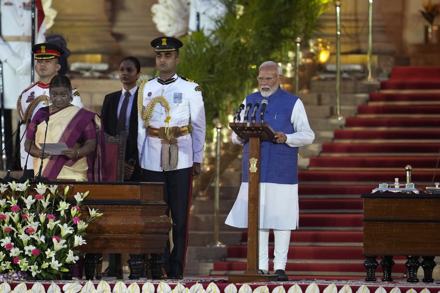 Narendra Modi Takes Oath As Prime Minister Of India For Third Consecutive Term