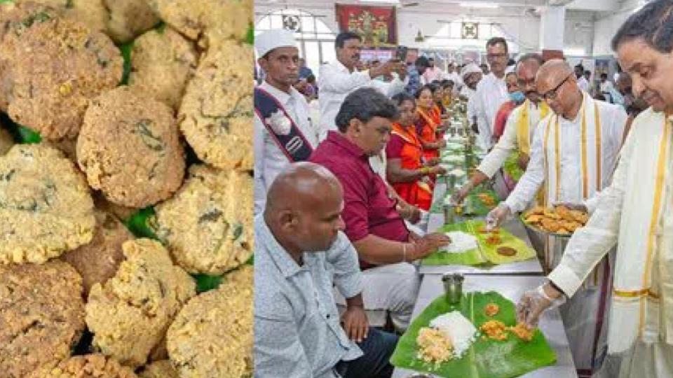 Masala vada included in TTD’S Anna Prasadam menu