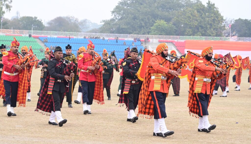 J&K’s ‘Beating Retreat’ Ceremony Concludes Republic Day Celebrations