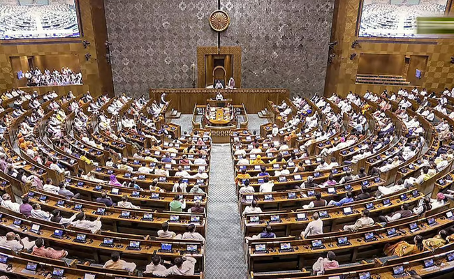 Lok Sabha adjourns for day amid oppn uproar over NEET