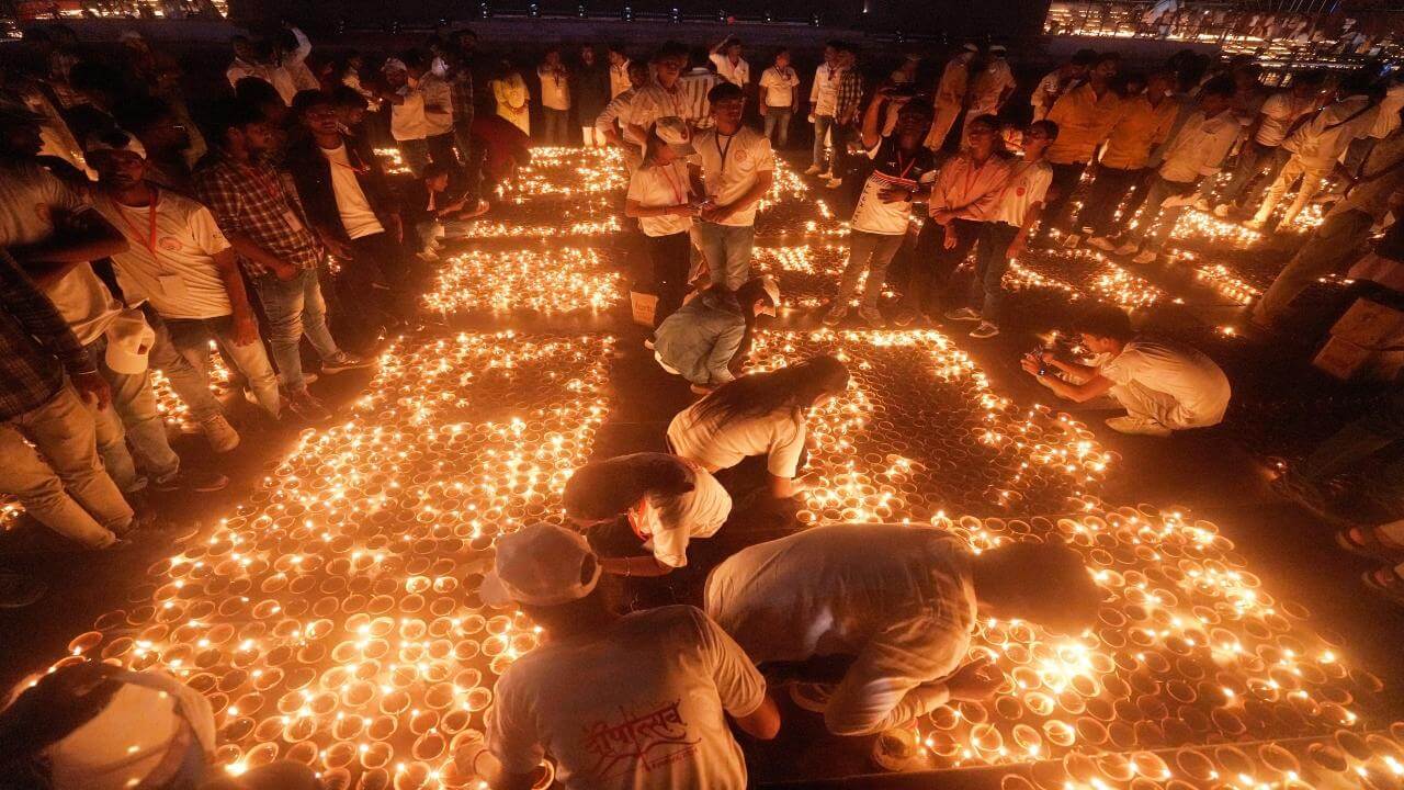 Deepotsav celebration: Ayodhya sets new records over 25 lakh diyas to illuminate Saryu Ghats