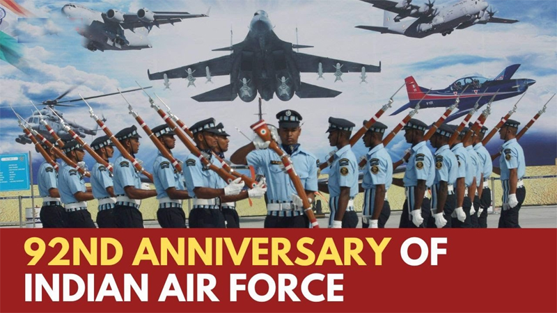 Indian Air Force celebrates 92nd Raising Day at Tambaram Air Force Station near Chennai