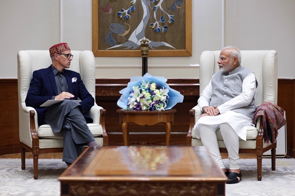 J&K CM Omar Abdullah meets PM Modi