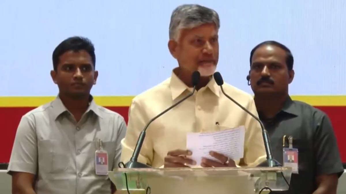 CM Naidu Alleges Animal Fat Used in Tirumala Laddu During YSRC Rule