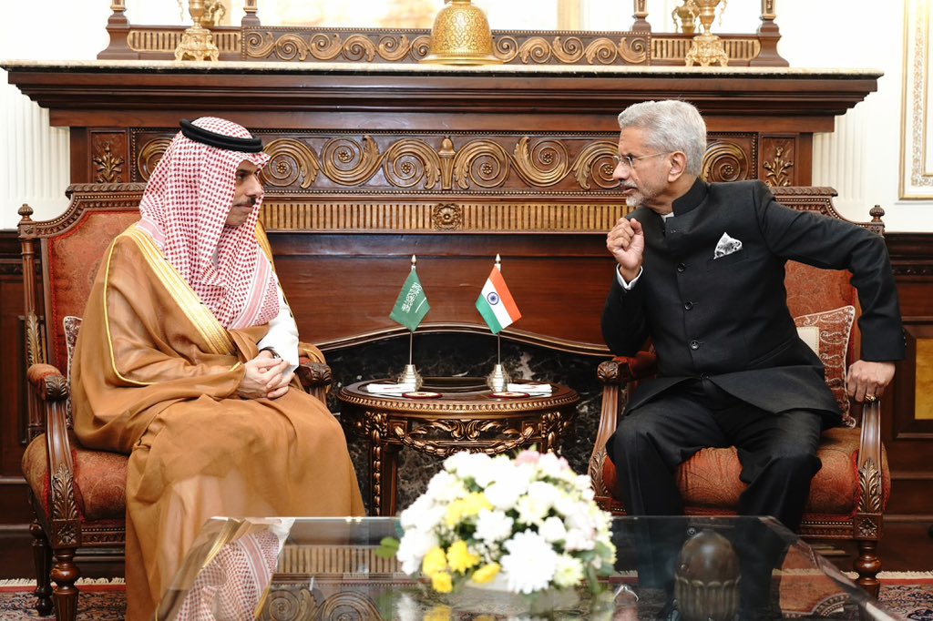 EAM Jaishankar holds bilateral meeting with Saudi Arabia’s Foreign Minister Prince Faisal bin Farhan Al Saud