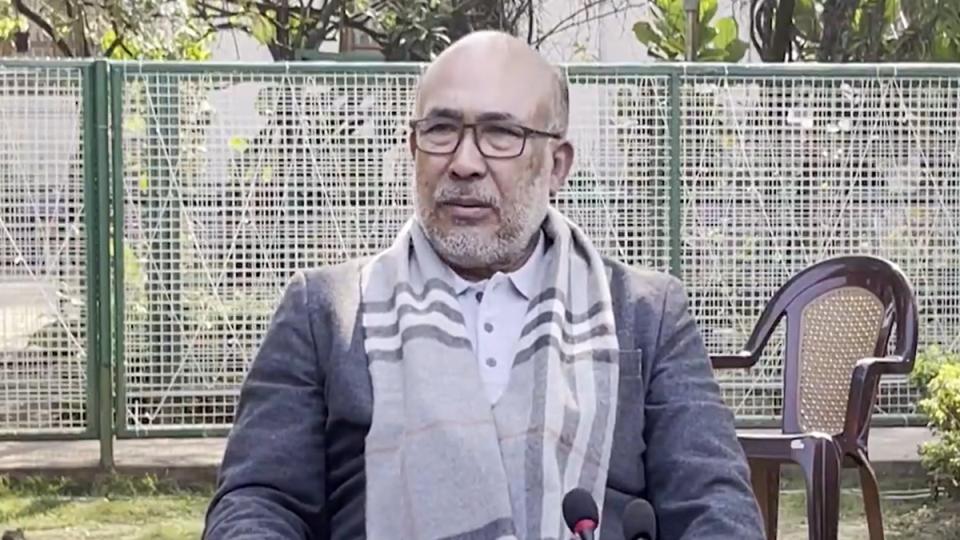 CM Biren Singh expresses regret over year long Manipur violence ‘I am sorry