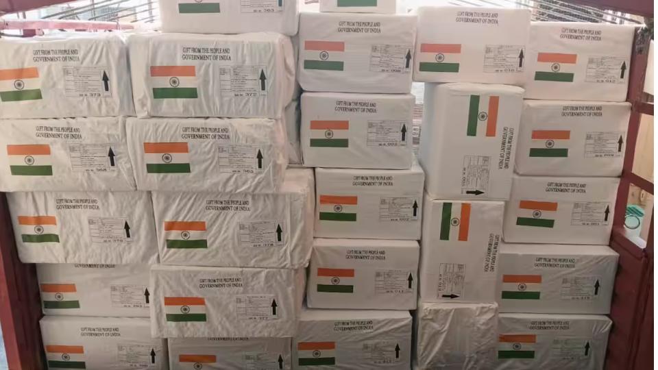 India dispatches 33 tons of humanitarian aid to Lebanon