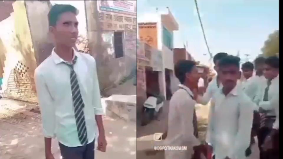 Dalit Student brutally Assaulted and Forced To Chant 