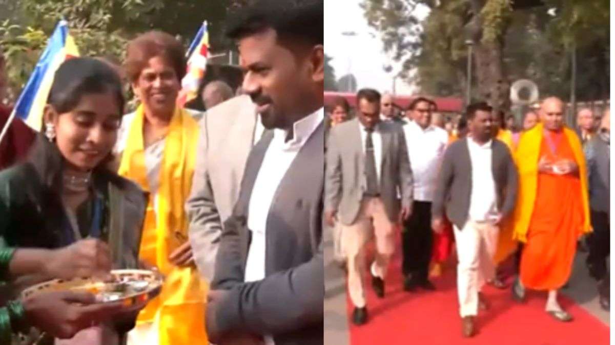 Sri Lankan President Anura Kumara Dissanayake visits Mahabodhi Temple in Bihar