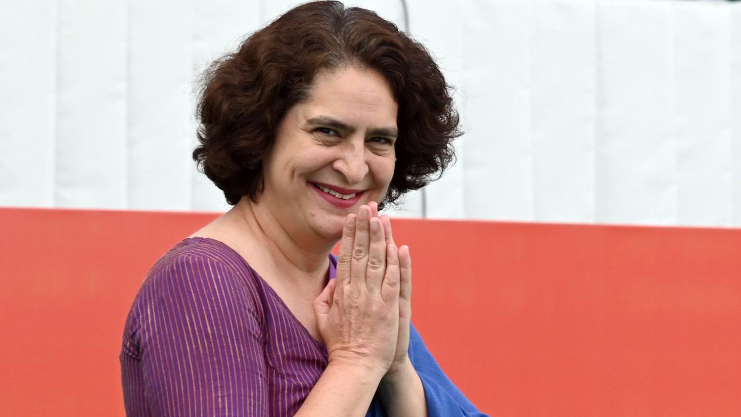 Priyanka Gandhi Leads by Over 96,000 In Wayanad Debut