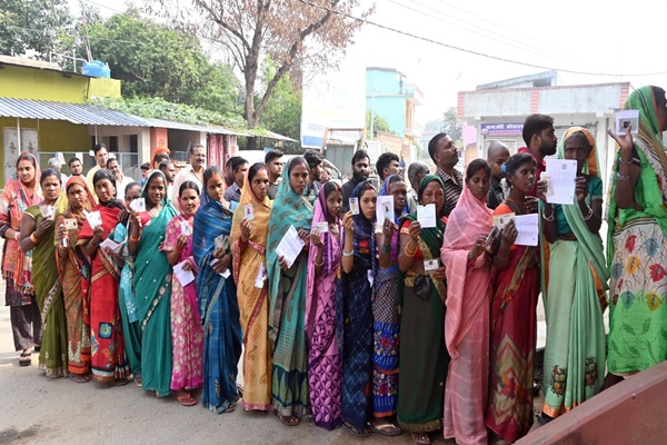 Over 66% voter turnout recorded in 1st phase of Jharkhand assembly elections