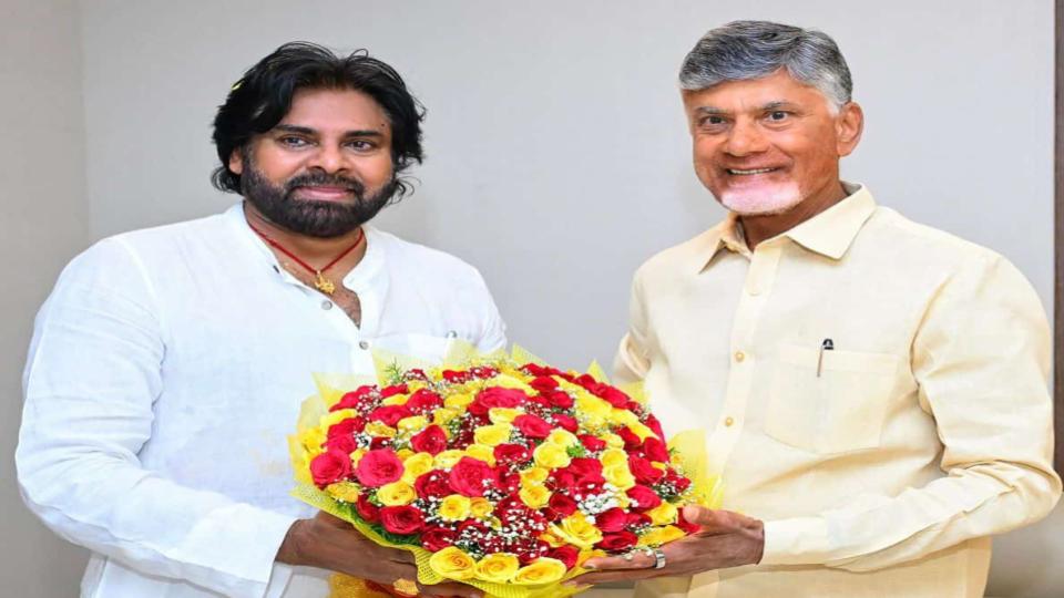 Dy CM Pawan Kalyan arrives in Amaravati to a grand welcome in AP