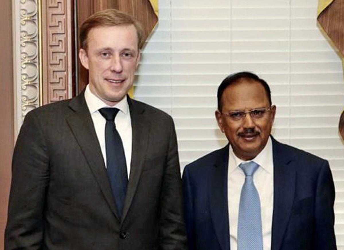 NSA Ajit Doval and US NSA Jake Sullivan Discuss Regional Security and Stability in Indo-Pacific