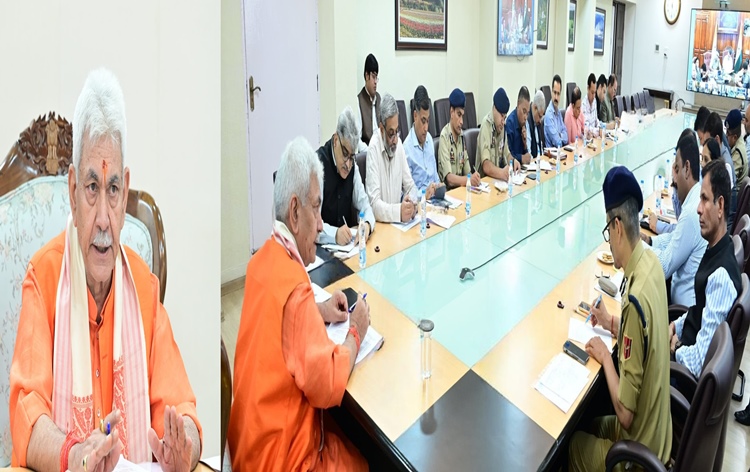 J&K LG Manoj Sinha Chairs High-Level Meeting To Review Muharram Arrangements