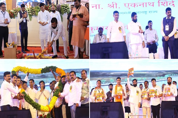 Maharashtra CM Eknath Shinde Launches Rs 547 Crore Development Projects In Bhandara