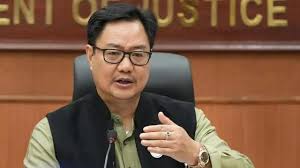 Union Minister Kiren Rijiju visits Ambedkar Memorial at Mumbai’s Indu Mill