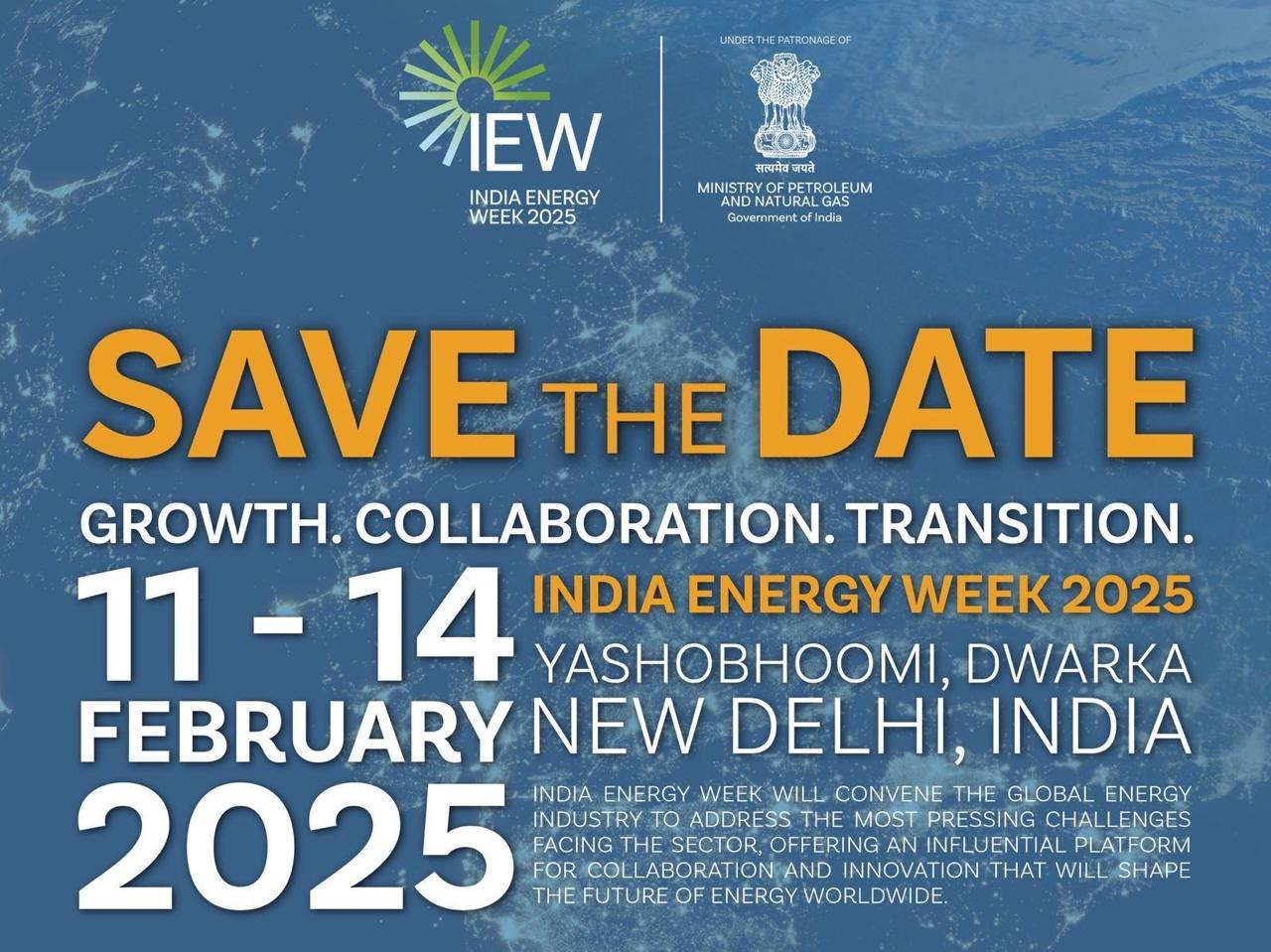 India Energy Week in national capital next month