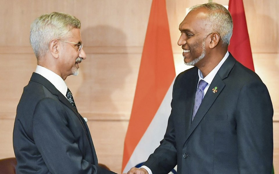 EAM Jaishankar calls on Maldives President Dr. Muizzu