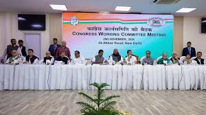 Congress Working Committee meets to discuss current political situation